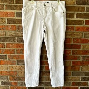 Lauren Ralph Lauren White High Waisted Denim Jeans size 10